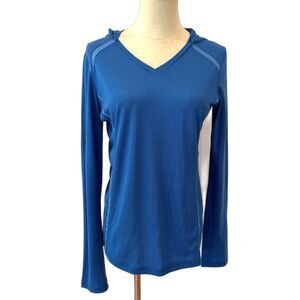 Kuhl Blue Pullover Hoodie Small Stretch Outdoors Activewear Hiking Women's